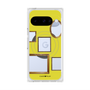 プレミアムスクエアケース with Pixelsnap［ Photo Frames - Yellow ］