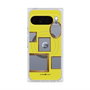 プレミアムスクエアケース with Pixelsnap［ Photo Frames - Yellow ］