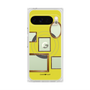 プレミアムスクエアケース with Pixelsnap［ Photo Frames - Yellow ］