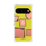 プレミアムスクエアケース with Pixelsnap［ Photo Frames - Yellow ］