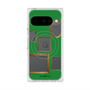 プレミアムスクエアケース with Pixelsnap［ Photo Frames - Green ］