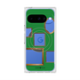 プレミアムスクエアケース with Pixelsnap［ Photo Frames - Green ］
