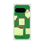 プレミアムスクエアケース with Pixelsnap［ Photo Frames - Green ］
