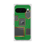 プレミアムスクエアケース with Pixelsnap［ Photo Frames - Green ］