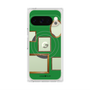 プレミアムスクエアケース with Pixelsnap［ Photo Frames - Green ］