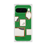 プレミアムスクエアケース with Pixelsnap［ Photo Frames - Green ］