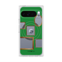プレミアムスクエアケース with Pixelsnap［ Photo Frames - Green ］