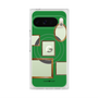 プレミアムスクエアケース with Pixelsnap［ Photo Frames - Green ］
