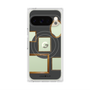 プレミアムスクエアケース with Pixelsnap［ Photo Frames - Gray ］