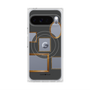 プレミアムスクエアケース with Pixelsnap［ Photo Frames - Gray ］