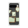 プレミアムスクエアケース with Pixelsnap［ Photo Frames - Gray ］