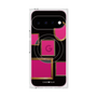 プレミアムスクエアケース with Pixelsnap［ Photo Frames - Black ］