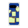 プレミアムスクエアケース with Pixelsnap［ Photo Frames - Blue ］