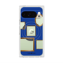 プレミアムスクエアケース with Pixelsnap［ Photo Frames - Blue ］