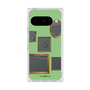 プレミアムスクエアケース with Pixelsnap［ Photo Frames - Light Green ］