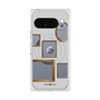 プレミアムスクエアケース with Pixelsnap［ Photo Frames - Light Gray ］