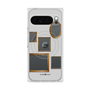 プレミアムスクエアケース with Pixelsnap［ Photo Frames - Light Gray ］