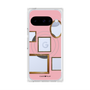 プレミアムスクエアケース with Pixelsnap［ Photo Frames - Pink ］