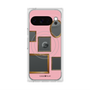 プレミアムスクエアケース with Pixelsnap［ Photo Frames - Pink ］