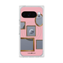 プレミアムスクエアケース with Pixelsnap［ Photo Frames - Pink ］