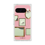 プレミアムスクエアケース with Pixelsnap［ Photo Frames - Pink ］