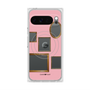 プレミアムスクエアケース with Pixelsnap［ Photo Frames - Pink ］