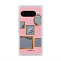 プレミアムスクエアケース with Pixelsnap［ Photo Frames - Pink ］