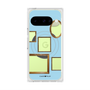 プレミアムスクエアケース with Pixelsnap［ Photo Frames - Light Blue ］