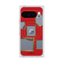 プレミアムスクエアケース with Pixelsnap［ Photo Frames - Red ］