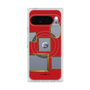 プレミアムスクエアケース with Pixelsnap［ Photo Frames - Red ］