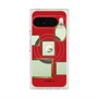 プレミアムスクエアケース with Pixelsnap［ Photo Frames - Red ］