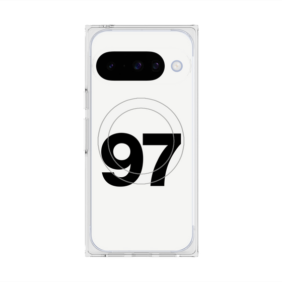 プレミアムスクエアケース with Pixelsnap［ No.97 - White ］