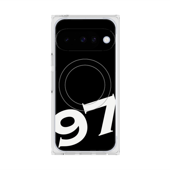 プレミアムスクエアケース with Pixelsnap［ No.97 - Black ］