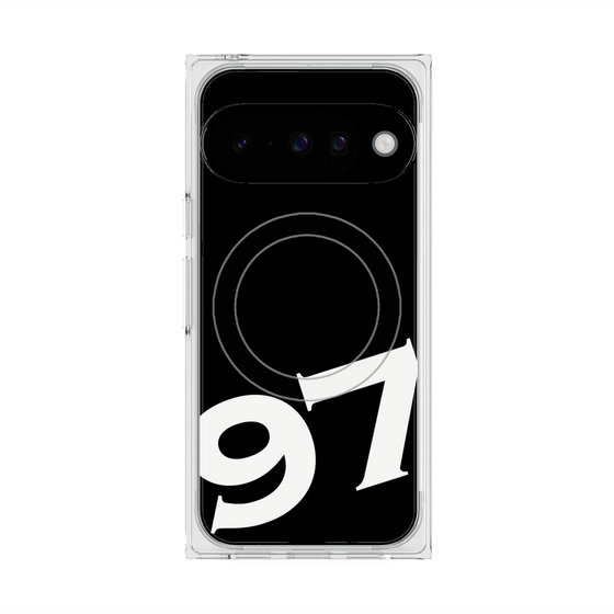 プレミアムスクエアケース with Pixelsnap［ No.97 - Black ］