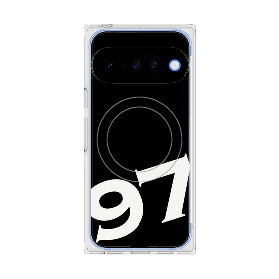 プレミアムスクエアケース with Pixelsnap［ No.97 - Black ］