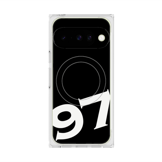 プレミアムスクエアケース with Pixelsnap［ No.97 - Black ］