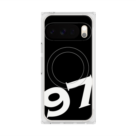 プレミアムスクエアケース with Pixelsnap［ No.97 - Black ］