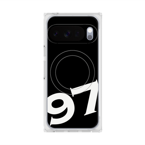 プレミアムスクエアケース with Pixelsnap［ No.97 - Black ］