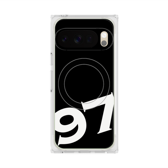 プレミアムスクエアケース with Pixelsnap［ No.97 - Black ］