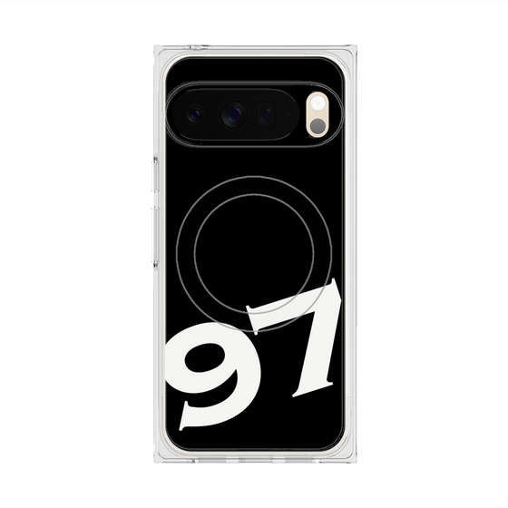 プレミアムスクエアケース with Pixelsnap［ No.97 - Black ］