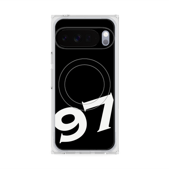 プレミアムスクエアケース with Pixelsnap［ No.97 - Black ］