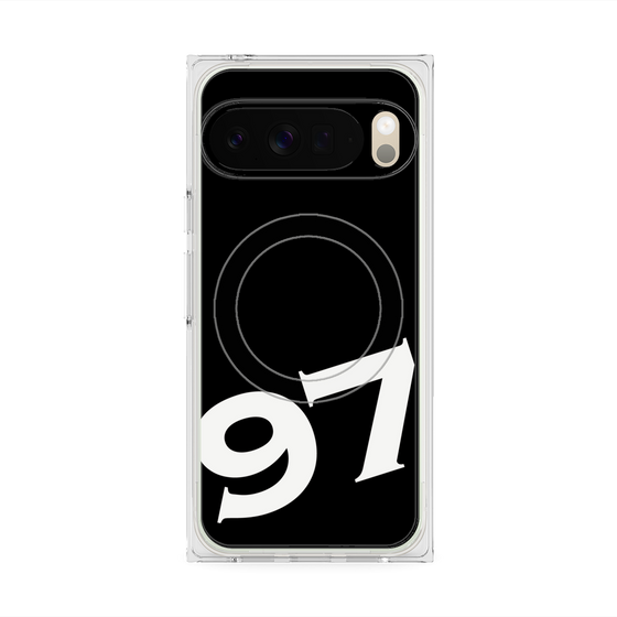 プレミアムスクエアケース with Pixelsnap［ No.97 - Black ］