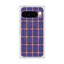 プレミアムスクエアケース with Pixelsnap［ Tartan Check - Purple ］