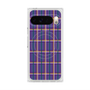 プレミアムスクエアケース with Pixelsnap［ Tartan Check - Purple ］