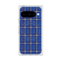 プレミアムスクエアケース with Pixelsnap［ Tartan Check - Blue ］