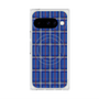 プレミアムスクエアケース with Pixelsnap［ Tartan Check - Blue ］