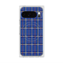 プレミアムスクエアケース with Pixelsnap［ Tartan Check - Blue ］