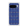 プレミアムスクエアケース with Pixelsnap［ Tartan Check - Blue ］
