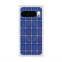 プレミアムスクエアケース with Pixelsnap［ Tartan Check - Blue ］