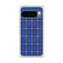 プレミアムスクエアケース with Pixelsnap［ Tartan Check - Blue ］